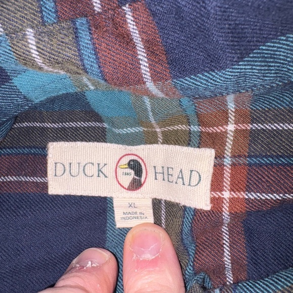 Men’s Duck Head Plaid Performance Flannel Size XL - Picture 3 of 7